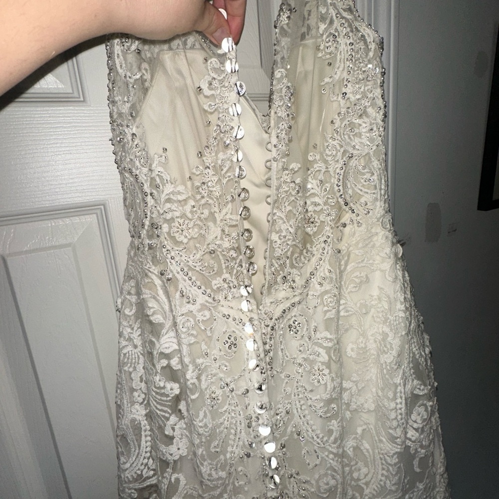 Elegant Lace Wedding Dress - Picture 6 of 9